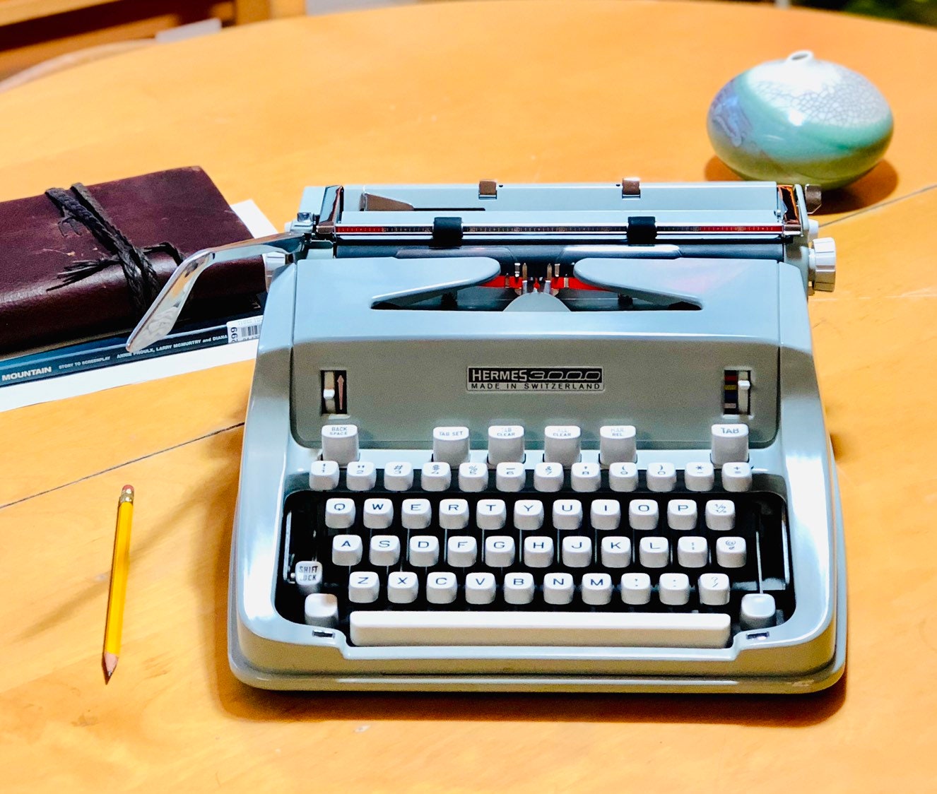 1968 HERMES 3000, Working Manual Portable Typewriter