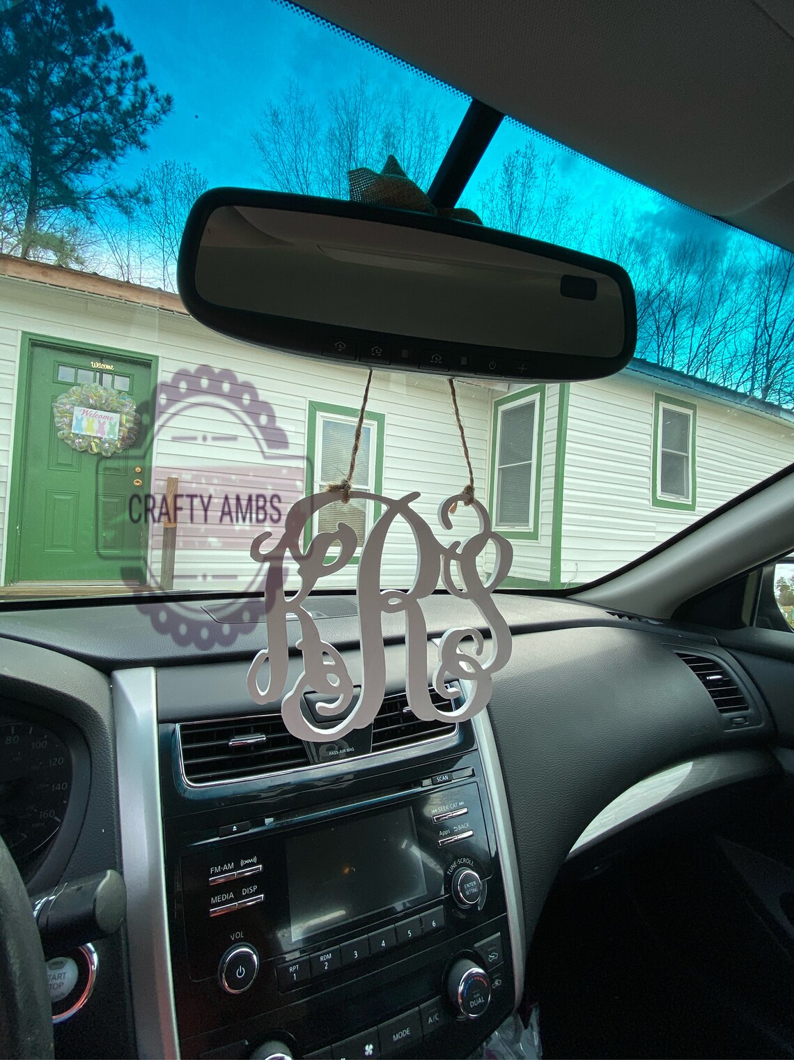 Car Mirror Hanger Rear View Mirror Car Charm Etsy