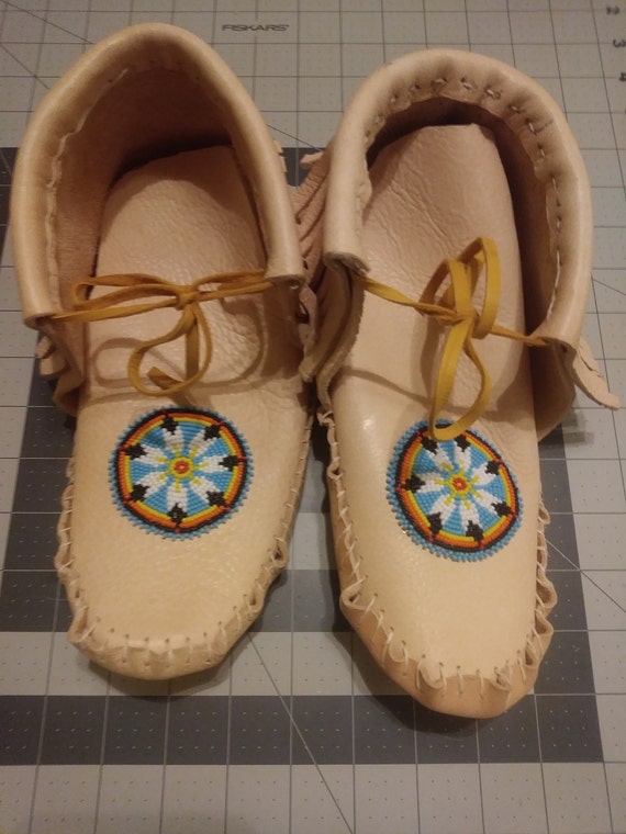 native american made moccasins