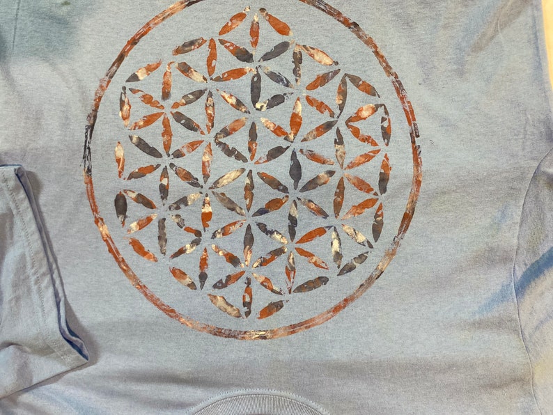 Unique Sacred Geometry/ Flower of Life Shirt Etsy