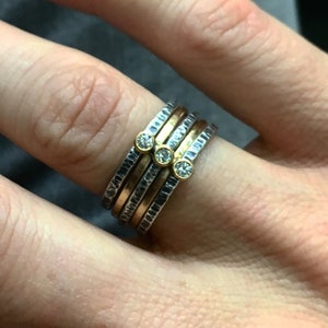 14k Stacking Ring image 2