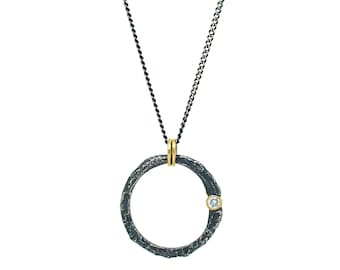 Silver Circle Necklace