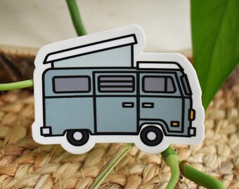 Camper Van Sticker, Van Life, Outdoor Sticker, Outdoor Gift, Water Bottle Sticker, Laptop Sticker, Van Sticker, RV Sticker, Vintage Van