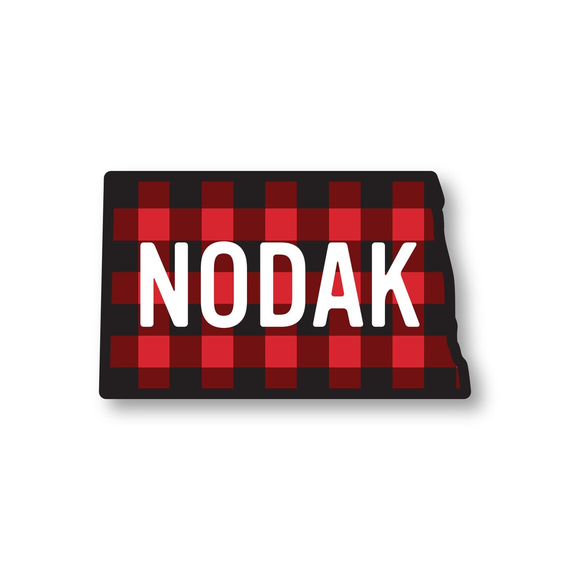 NODAK Sticker North Dakota Sticker North Dakota Art Be - Etsy