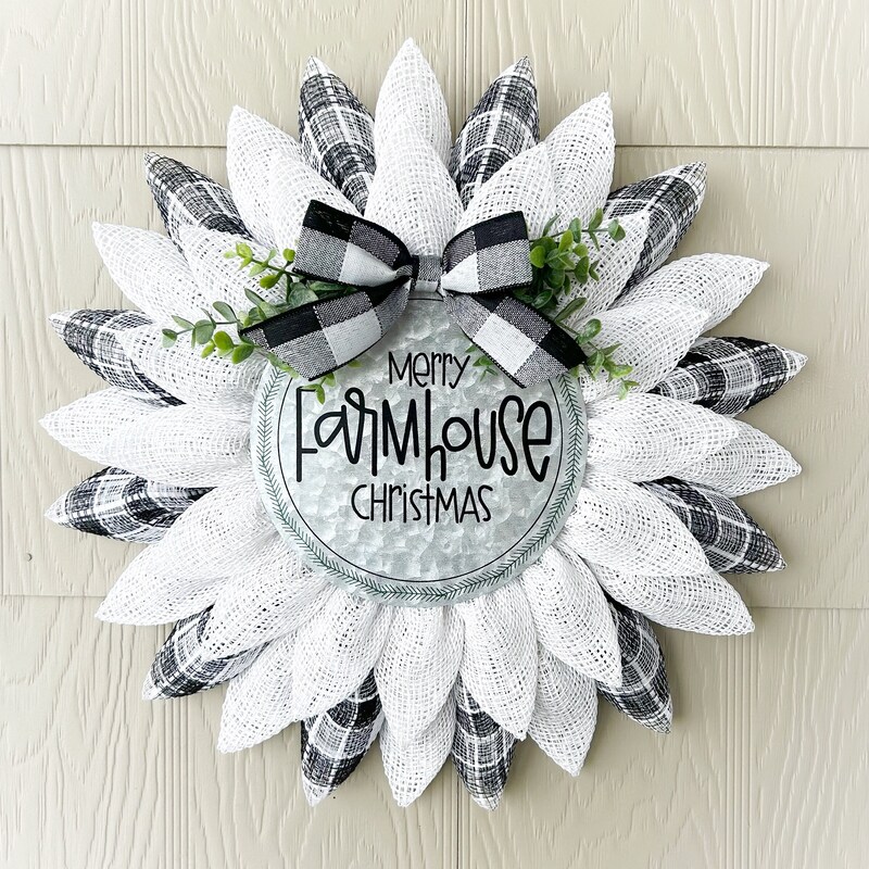Black and White Check Decor - Etsy