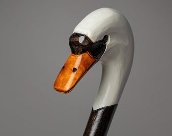 Goose walking cane for ladies, Decorative stick Handmade, Beautiful walking canes Designer Handle Vintage Stylish