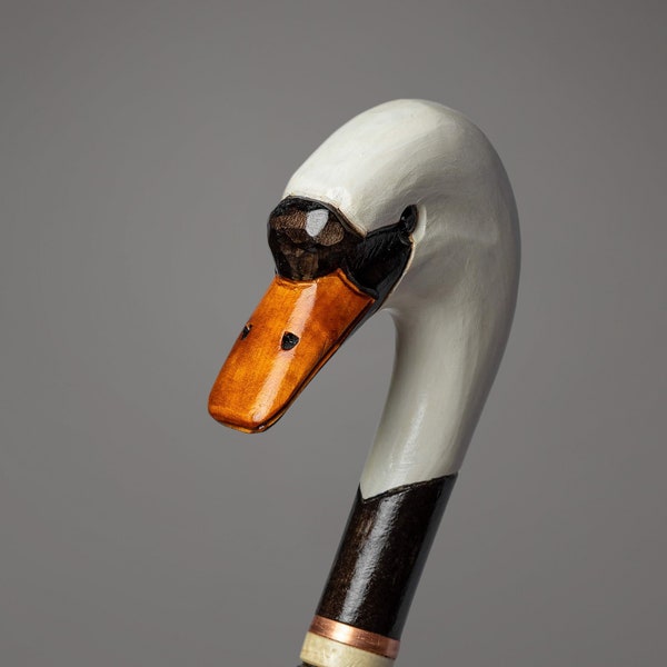 Goose walking cane for ladies, Decorative stick Handmade, Beautiful walking canes Designer Handle Vintage Stylish