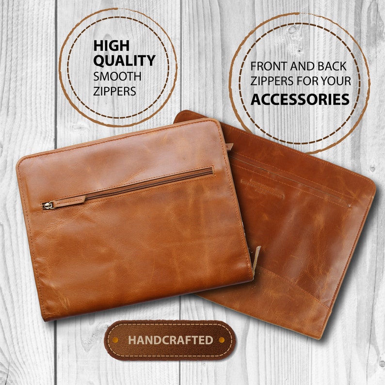 Personalized Leather Portfolio 1E7