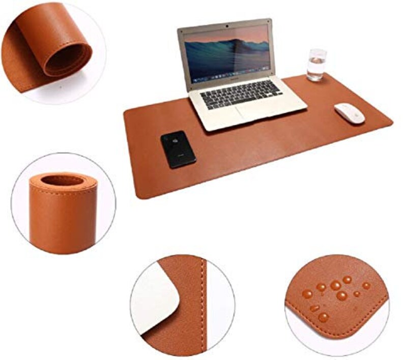 Leather Desk Matcustom Size Desk Padpersonalized Office Etsy