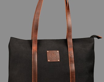 Gepersonaliseerde canvas draagtassen voor dames Shopping Schouder Handtas Messenger Bags met rits en verstelbare bandjes voor Moederdag cadeau