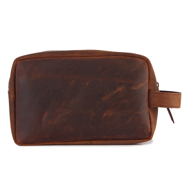 Leather Toiletry Bag Men Personalized Leather Toiletry Pouch Etsy