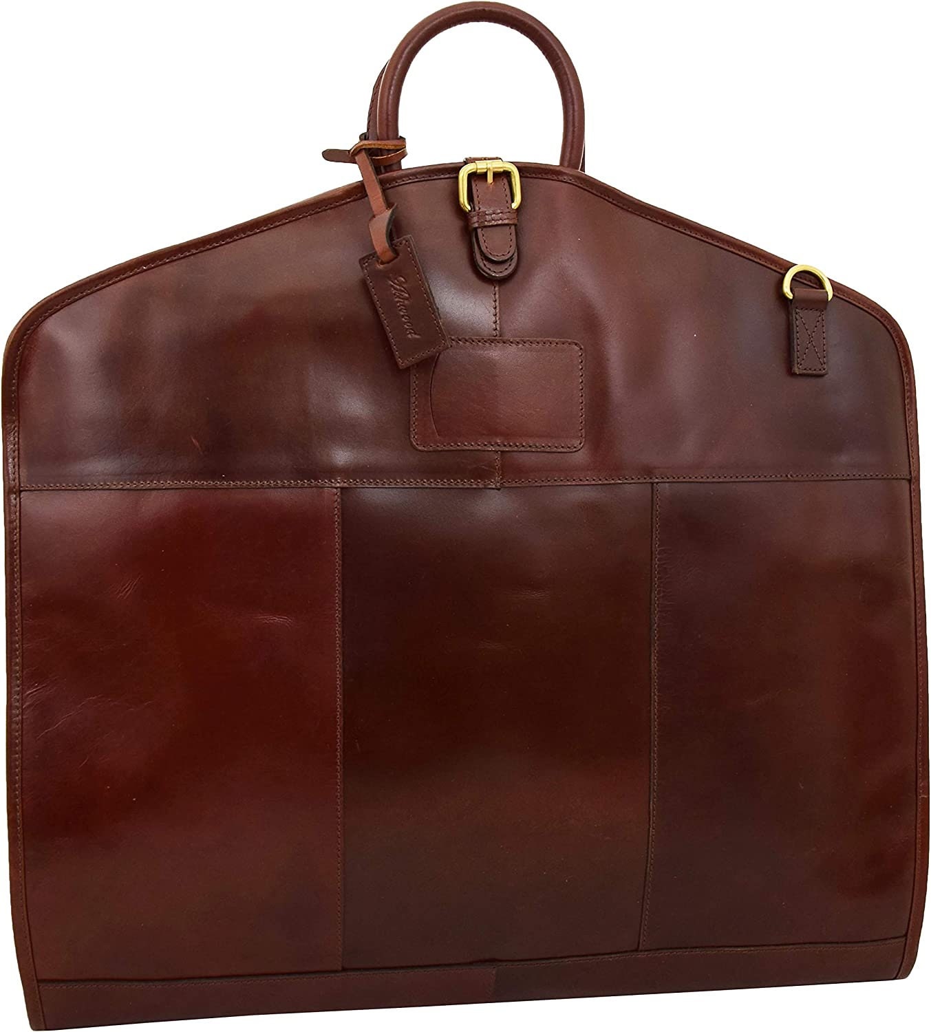 Mens garment bag leather sale