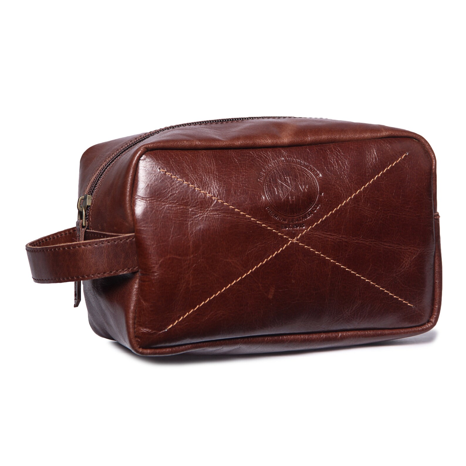 Leather Toiletry Bag Men Personalized Leather Toiletry Pouch Etsy