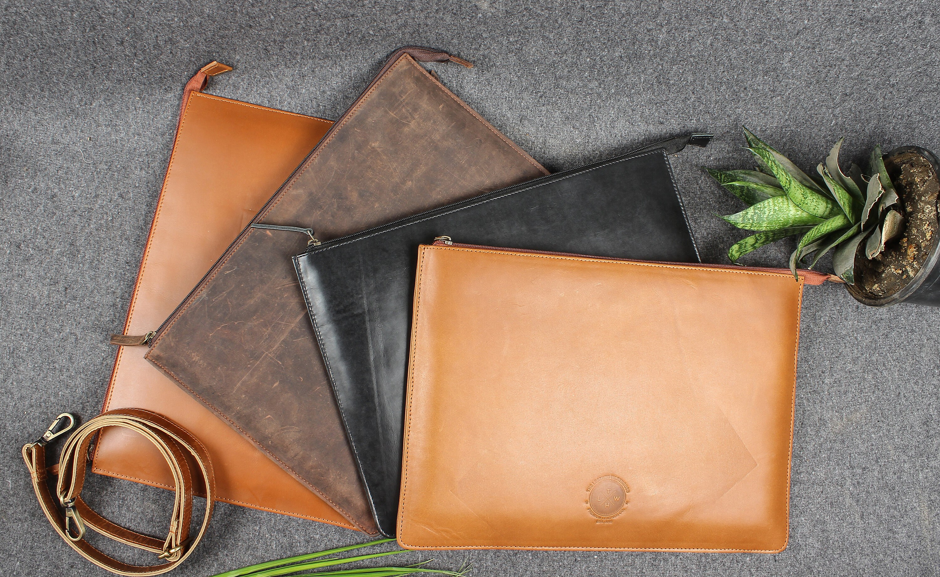 Leather Strap for Laptop Sleeves Leather Handles for Sleeves Etsy