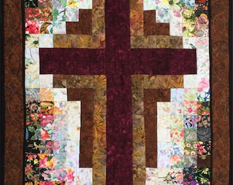 At The Cross - Whims Watercolor Quilt Kit - precut 2" squares - perfect for the beginner or experienced!