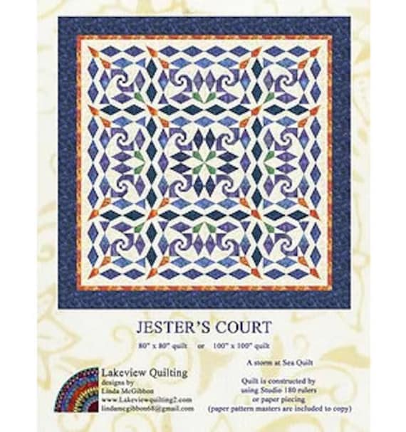 Lakeview Quilts Jester's Court Pattern Etsy