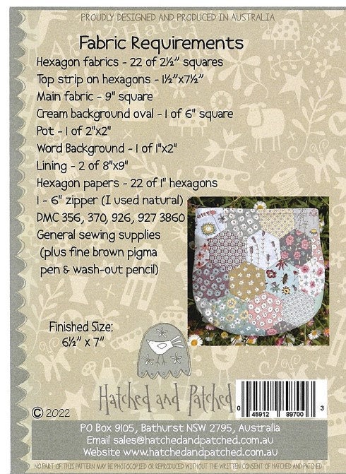 Hatched and Patched - Daisy Do Pouch - Pattern - New - Etsy