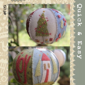 Ausgebrütete und geflickte - fröhliche Weihnachtskugel - Muster - Neu