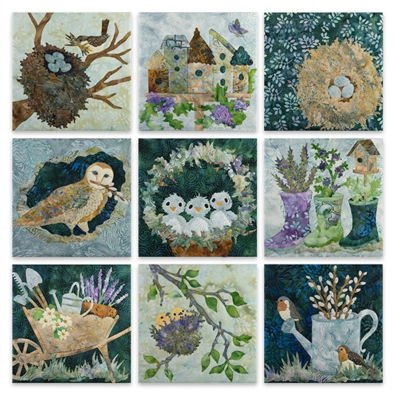 Nesting by McKenna Ryan Laser Cut Fabric Kit and & Pattern Etsy