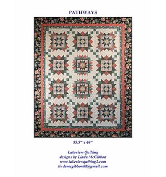 Lakeview Quilts Pathways Pattern Etsy