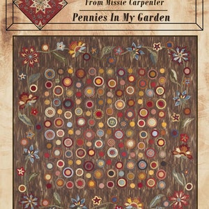 Traditional Primitives - Pennies In My Garden - Pattern - New!