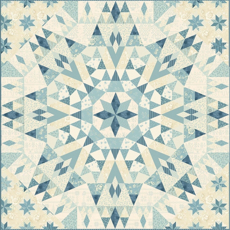 Laundry Basket Quilts Montana Bluebird Etsy