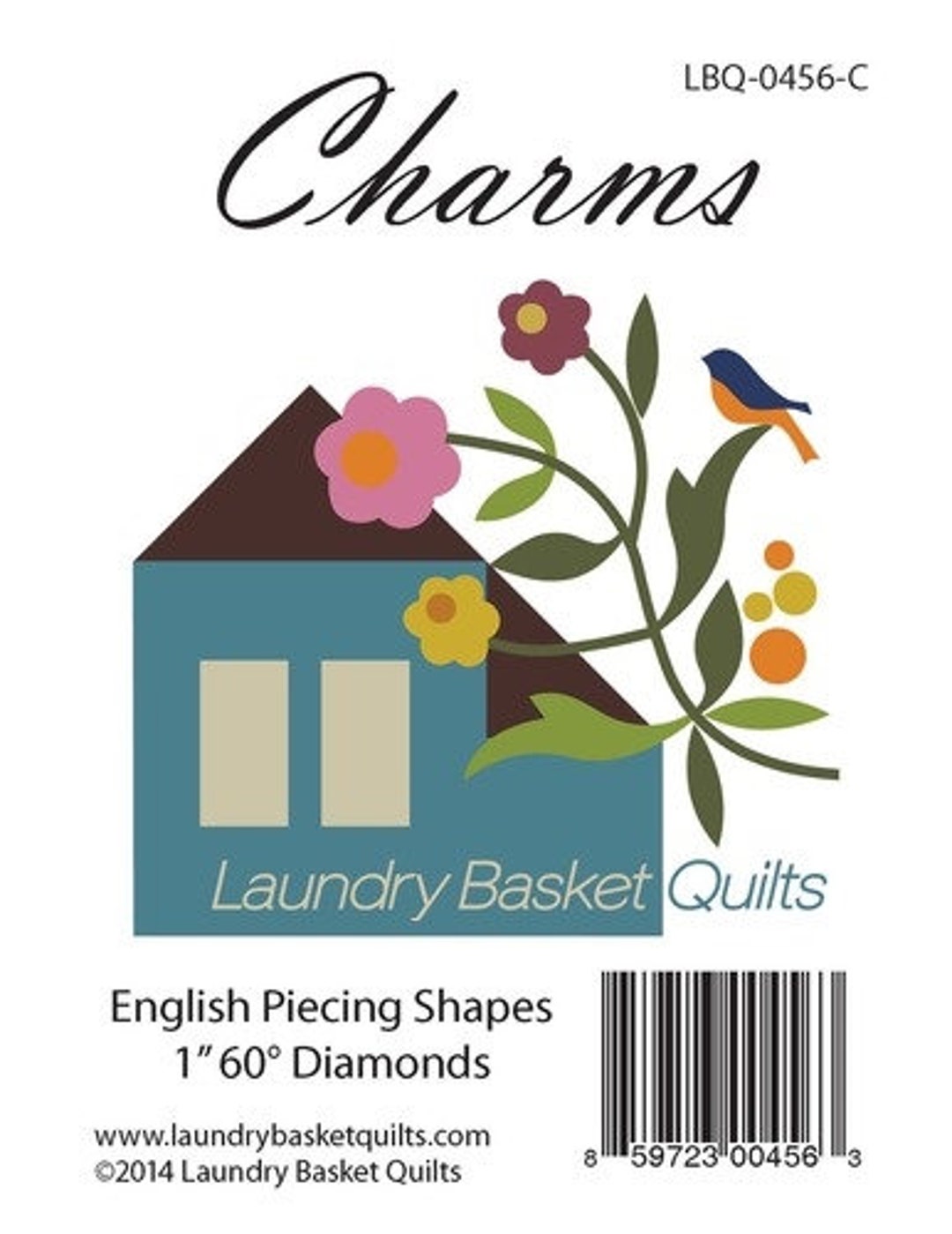 Laundry Basket Quilts, Charms 1 60 Degree Diamond English Paper Piecing
