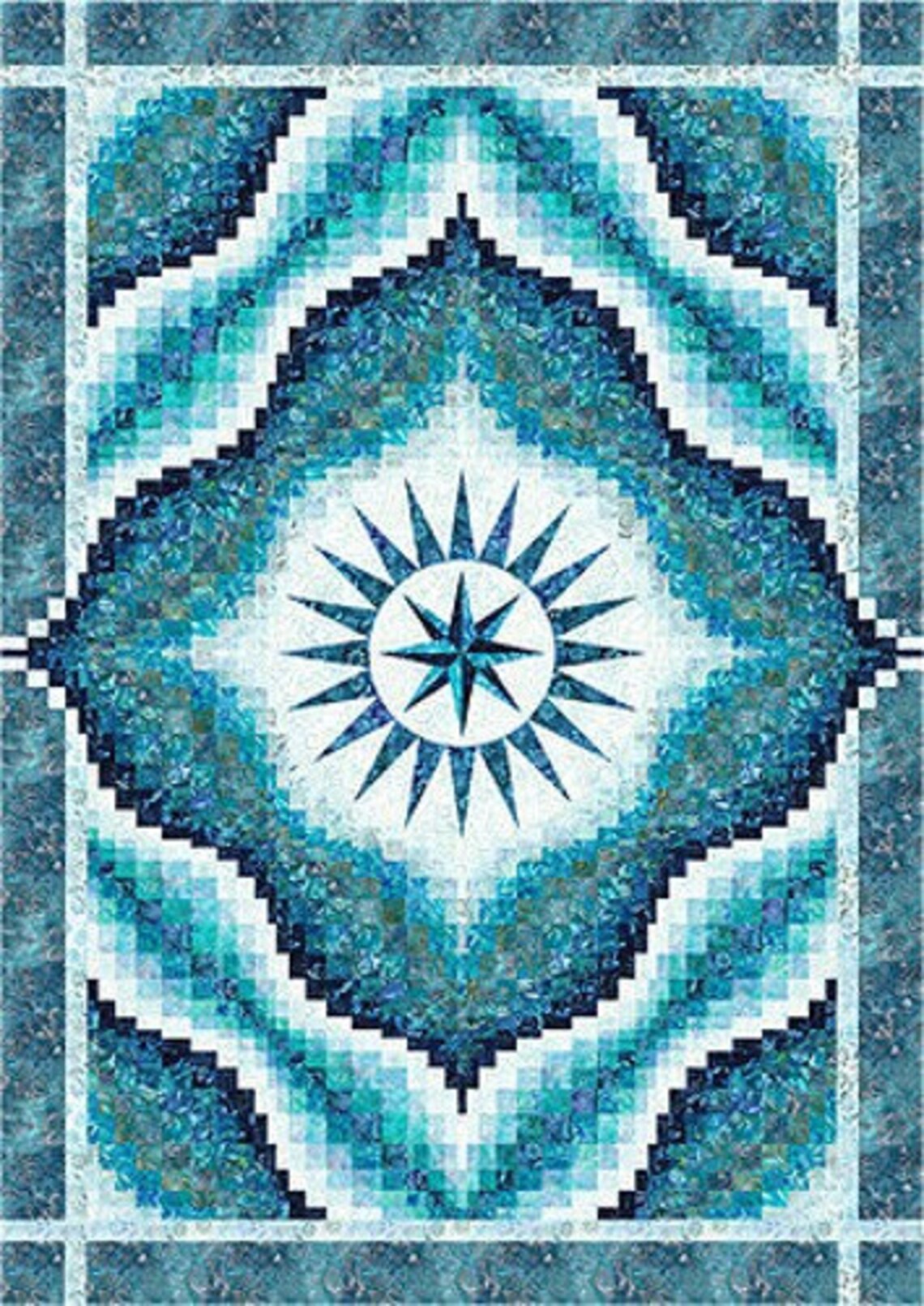 Lakeview Quilts Blue Sky in the Morning Pattern Etsy