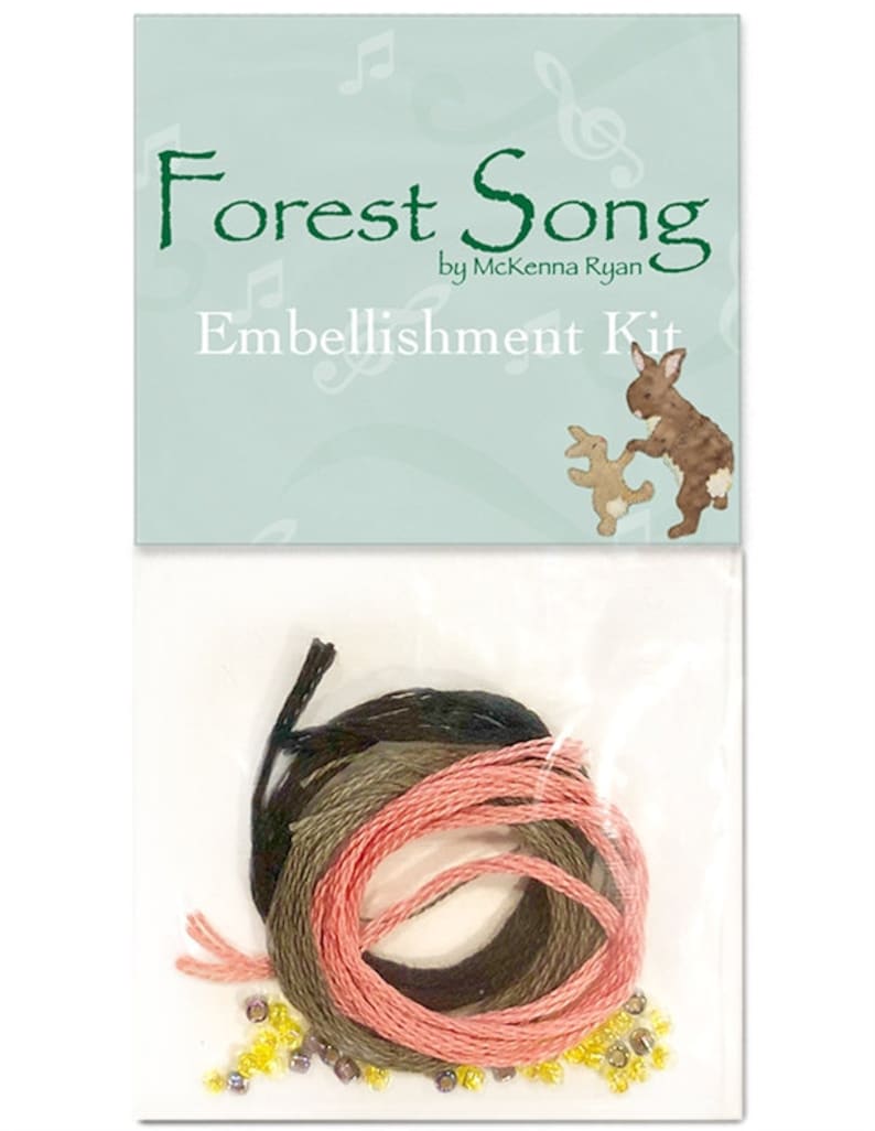 Forest Song by McKenna Ryan Laser Cut Fabric Kit **Embellishments sold separately**