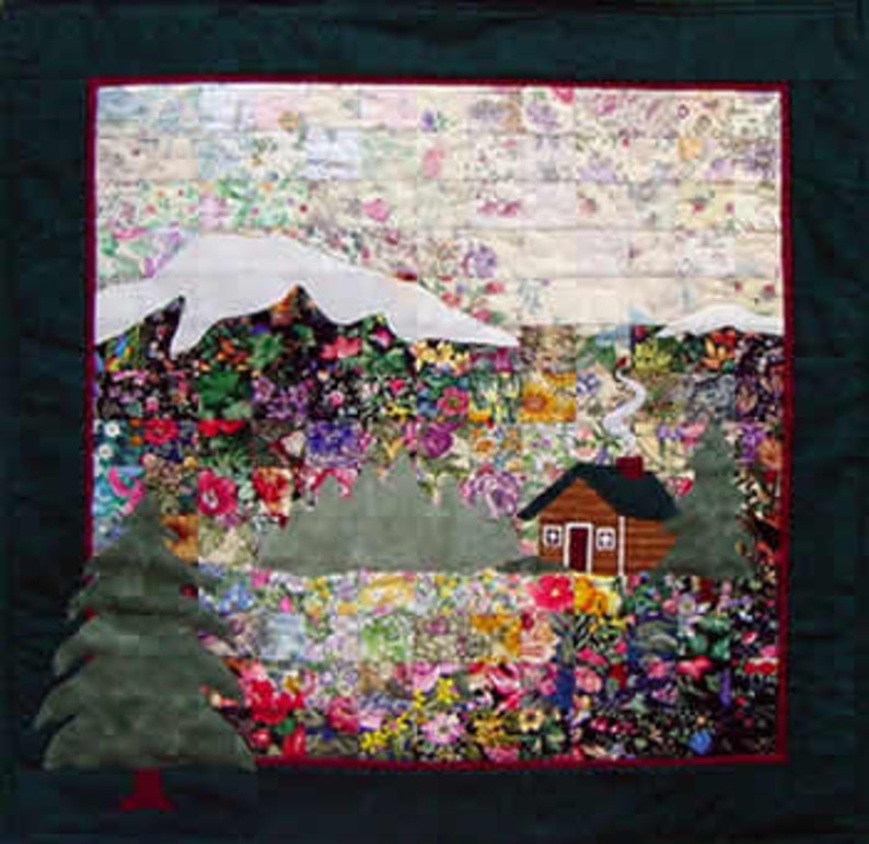 The Cabin Whims Watercolor Quilt Kit Precut 2 Etsy