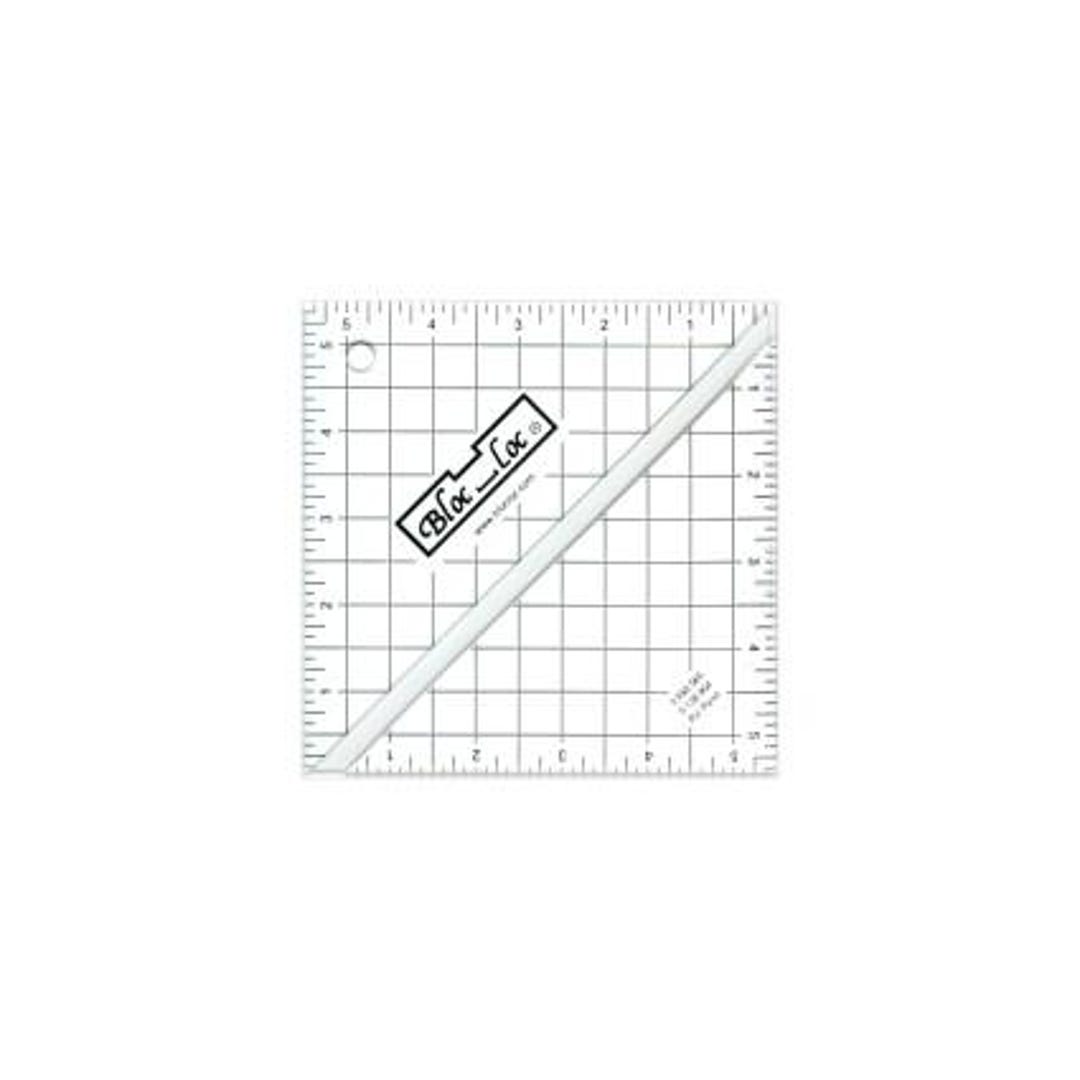Hi Loc Ruler Bloc Loc - Half-square Triangle Ruler 5-1/2