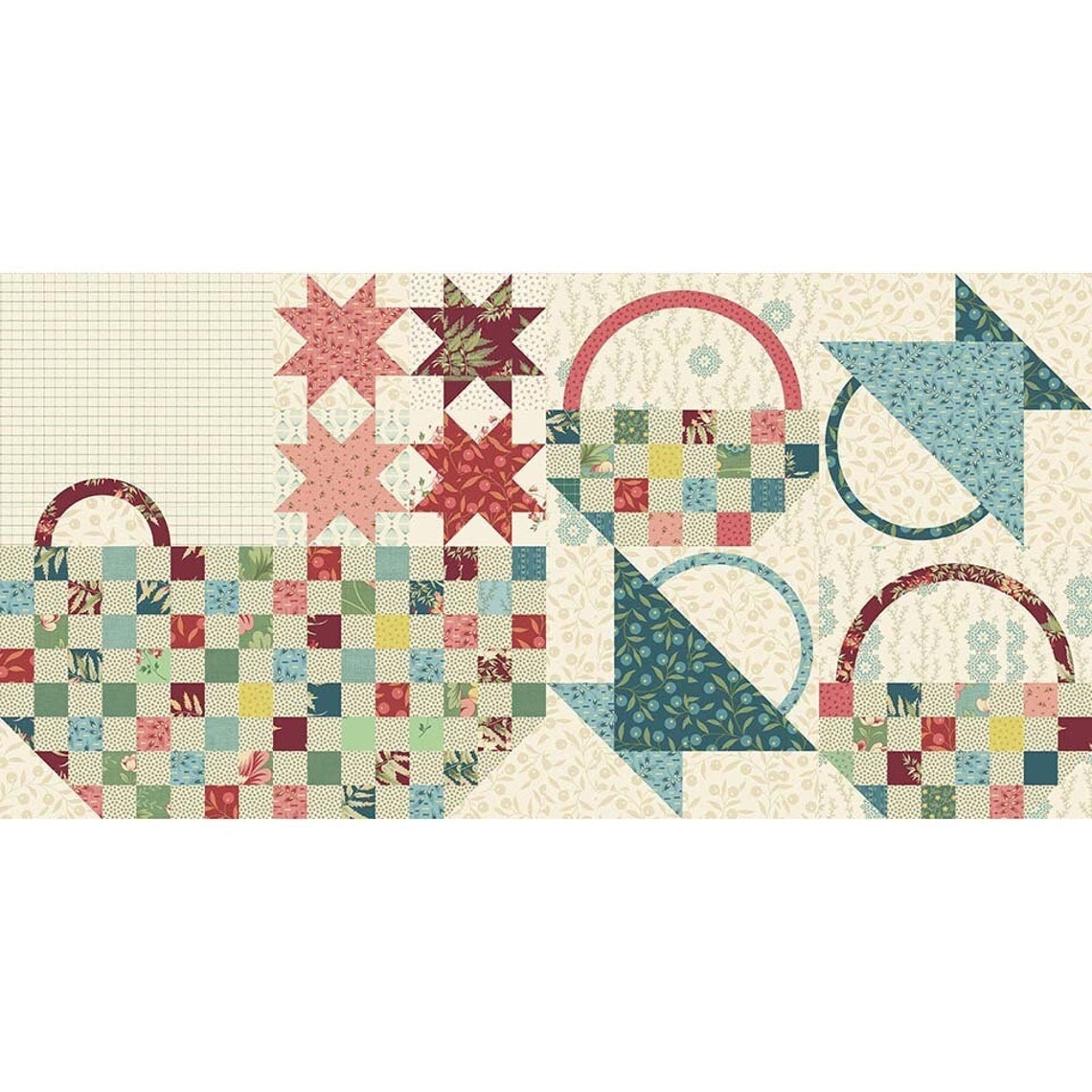 Laundry Basket Quilts Anna's Baskets Block 6 Pattern Etsy