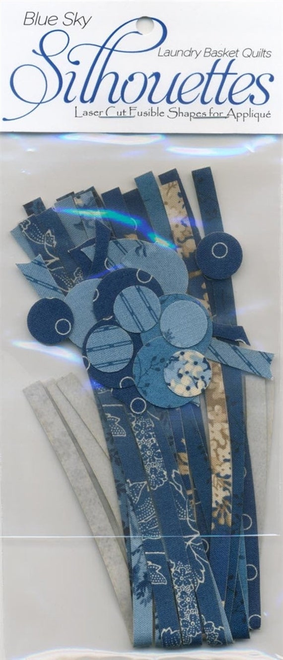 Laundry Basket Quilts Silhouettes Blue Sky Appliques Etsy