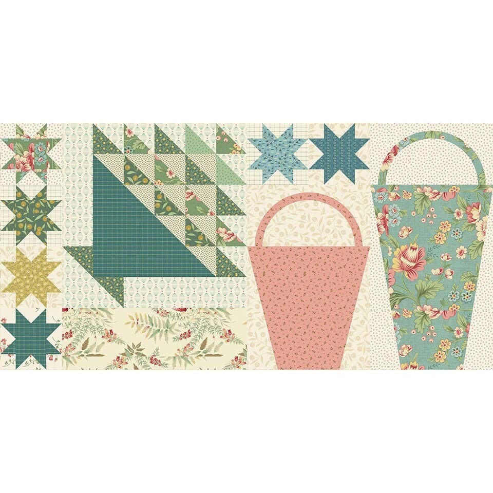 Laundry Basket Quilts Anna's Baskets Block 5 Pattern Etsy