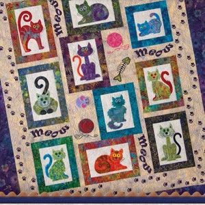 Lunch Box Quilts -  Cats Meow Classic Series - Pattern