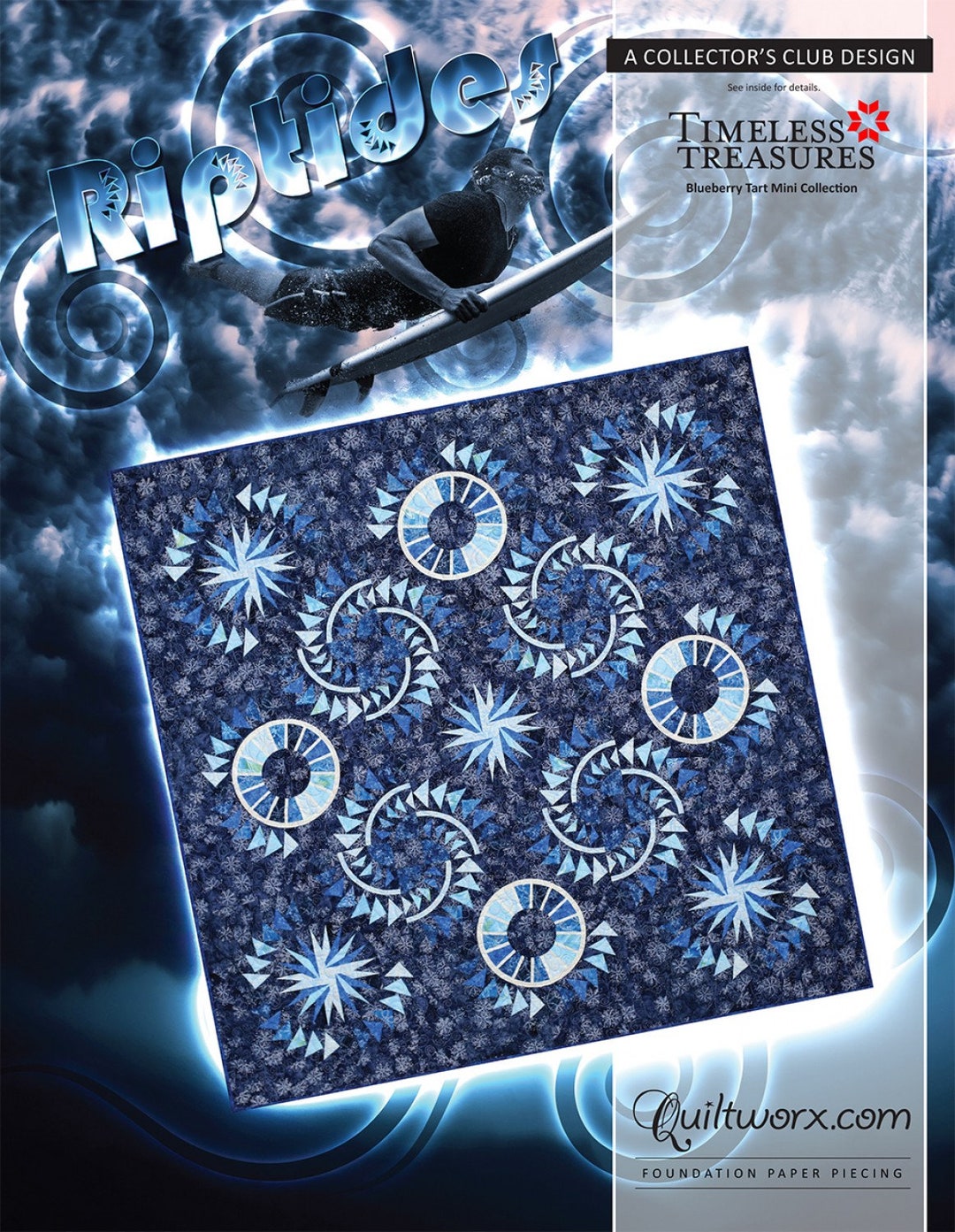 Quiltworx - Riptides - Pattern - New! - Etsy