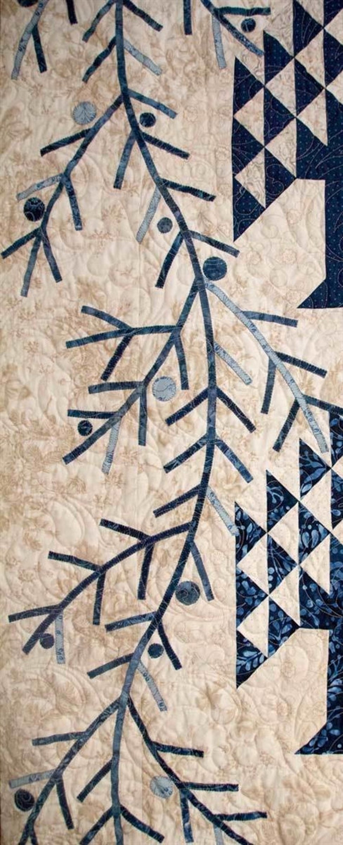 Laundry Basket Quilts Silhouettes Blue Spruce Appliques Etsy