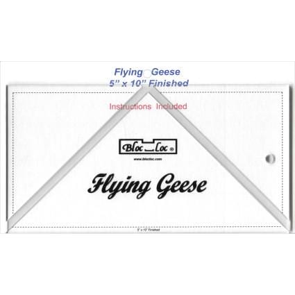Bloc Loc Flying Geese Set #6 Règles En Acrylique