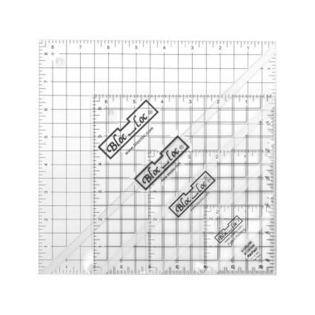 Bloc Loc - Half-square Triangle Ruler Set #8 2-1/2