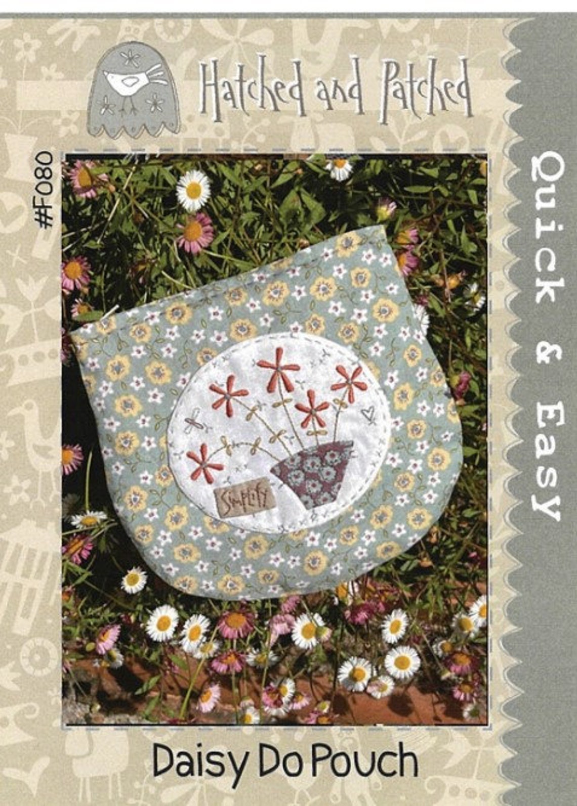 Hatched and Patched - Daisy Do Pouch - Pattern - New - Etsy