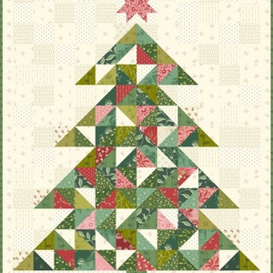 Laundry Basket Quilts - Christmas Tree - Pieced Pattern
