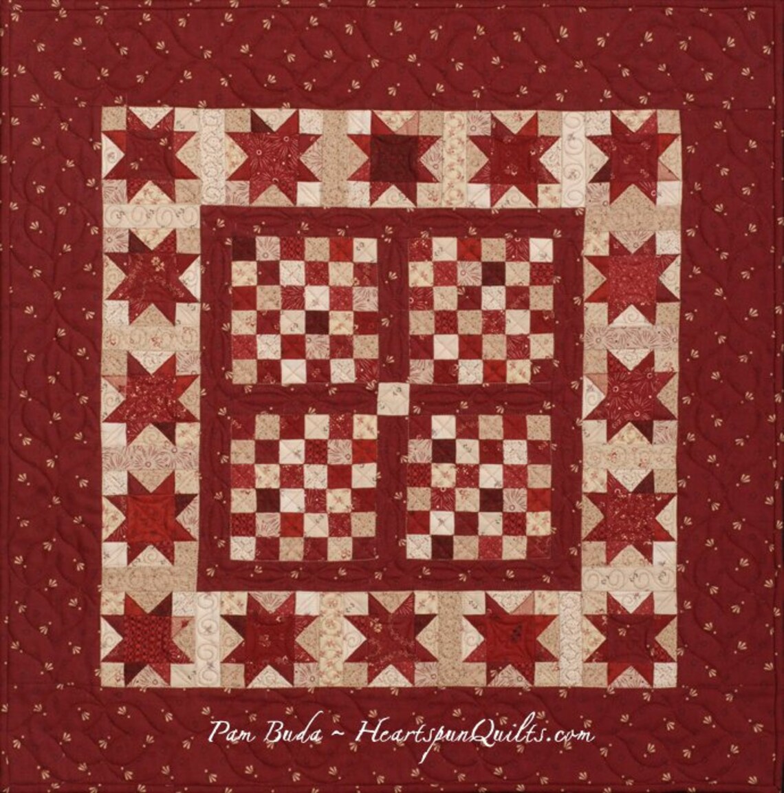 Heartspun Quilts Tokens Gathering in Red Quilting Pattern Etsy