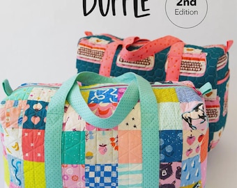 Knot and Thread Designs - Patchwork Duffle - Pattern - Etsy