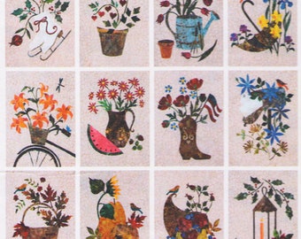 Laundry Basket Quilts, Seasonal Silhouettes, Appliques - *Choose Block, Master Kit OR Book*