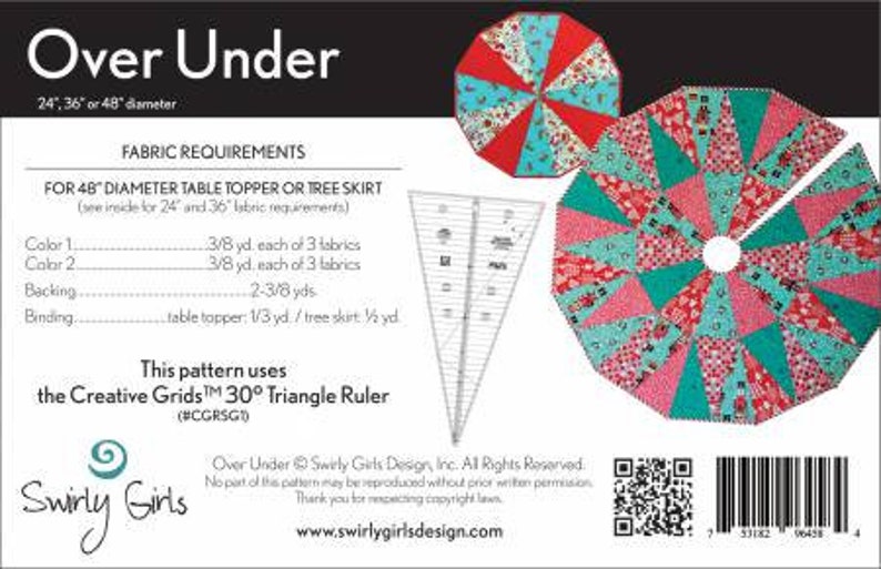Swirly Girls Design - Over Under - Pattern - Etsy