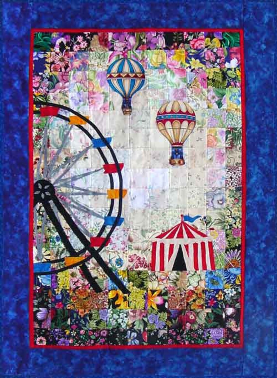 Fun at the Fair Whims Watercolor Quilt Kit Precut 2 Etsy