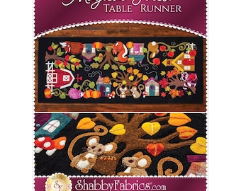 Shabby Fabrics - Magical Forest Table Runner Pattern - New!