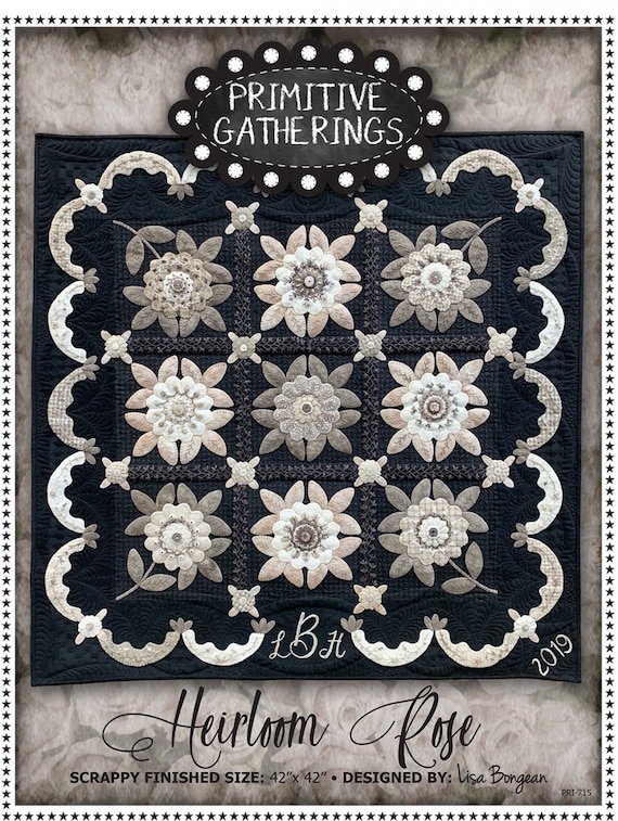 Primitive Gatherings - Heirloom Rose Urban - Pattern - New! - Etsy