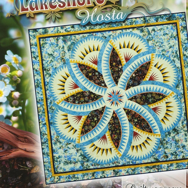 Quiltworx - Lakeshore Hosta - Pattern - New!