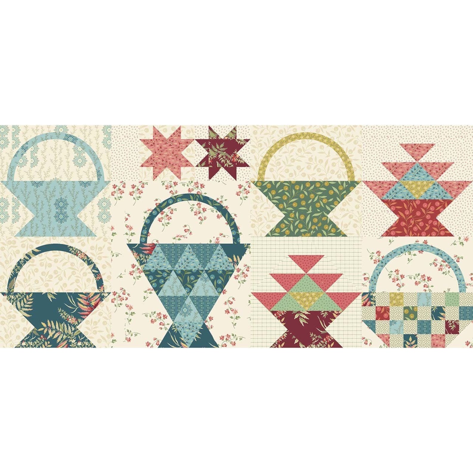 Laundry Basket Quilts Anna's Baskets Block 3 Pattern Etsy